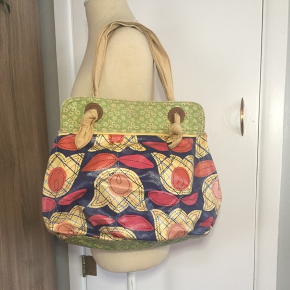 Fossil Floral Mixed Pattern Covered Canvas Bag - Picture 8 of 8